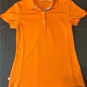 PUMA Golf/Tennis Polo Women’s Size Small Orange